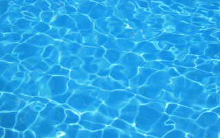 Pool blue water white frisbee 2 - blue water free wallpaper