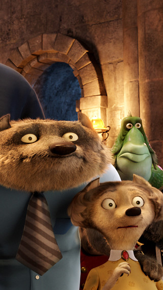 Animated characters room fireplace clock - the wall free wallpaper for mobile