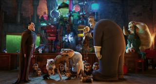 Dogs group room statue man - a group of dogs free wallpaper