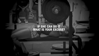 Woman bench barbell quote background - woman free wallpaper