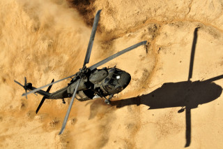 Helicopter dirt hill desert shadow - carl eugen keel free wallpaper for desktop