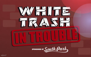 Red white photo white trash - letter free wallpaper