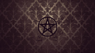 Pentagram wall pattern key bottom - a pentagramil free wallpaper