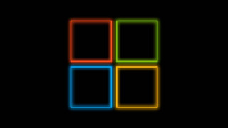 Black background colorful squares different - suprematism free wallpaper