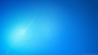 Blue sky green kite sunbeam - single free wallpaper for desktop