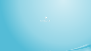 Blue wave gradient minimalism logo - anton fadeev free wallpaper