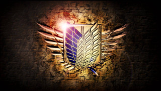 Wing logo brick wall glowing - a picture of a wall free wallpaper