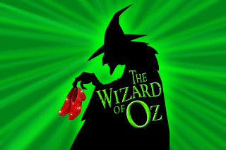 Wizard red bag green background - dorothy hood free wallpaper
