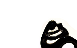 Black sculpture white surface white 2 - alexander archipenko free wallpaper