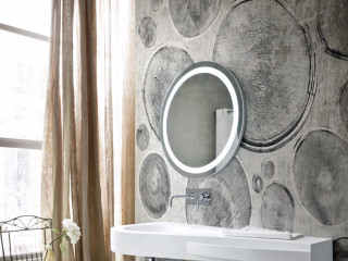 Bathroom mirror sink window curtains - a bathroom free wallpaper for desktop