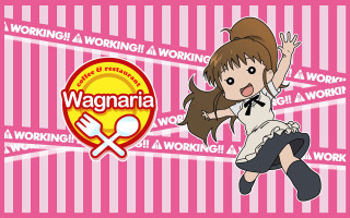 Girl fork spoon wagamama logo - the side of the image free wallpaper