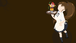 Woman holding tray cake flower - a tray free wallpaper for desktop