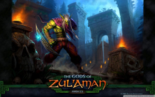 Gods of zuldaman character screenshot - art of brom free wallpaper