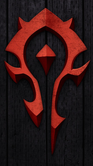 Red logo wooden wall black 3 - 4k uhd image free wallpaper for mobile