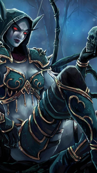 Woman costume bow demon woods - art of brom free wallpaper for mobile