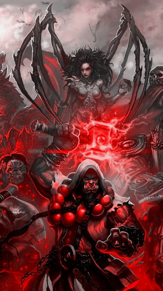 Demonic demon sword demon back 2 - demonic free wallpaper for mobile