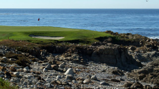 Golf course beach golf ball - the shore of a beach free wallpaper