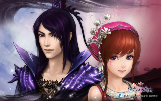 Couple people standing painting sky - a painting of a sky free wallpaper