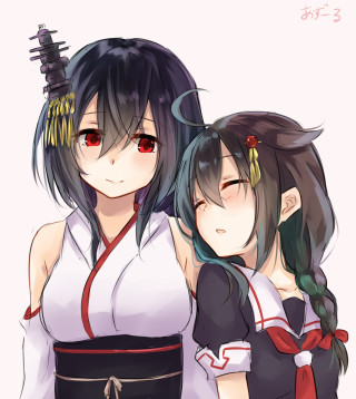 Anime girls long hair red 5 - long hair free wallpaper for tablet