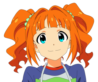 Girl orange hair green apron - orange hair free wallpaper