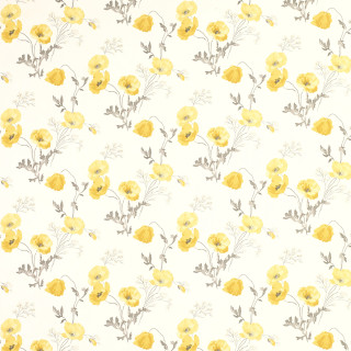 Yellow flower pattern white background - a screenprint free wallpaper for tablet