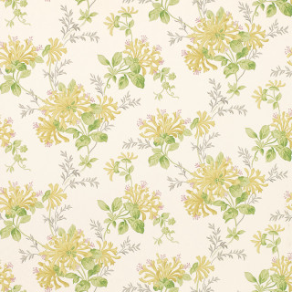 Yellow green floral pattern white - green leaf and flowers free wallpaper for tablet