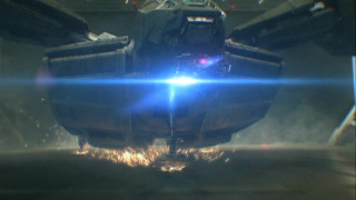 Sci fi fighter jet flying - a sci free wallpaper for desktop