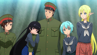 Anime characters group light fixture 2 - a light fixture free wallpaper