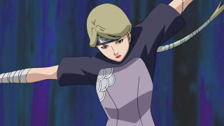 Woman purple shirt sword blue - a blue background behind her free wallpaper for desktop