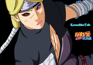 Cartoon character sword black background - a caption free wallpaper for desktop