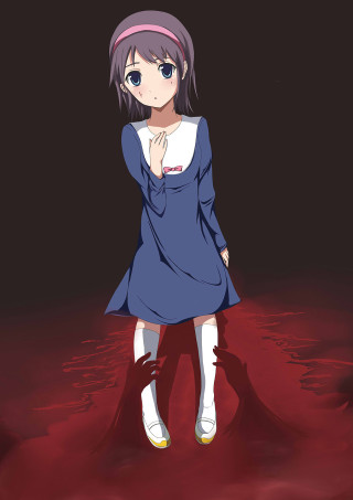 Ayako rokkaku blue dress red - a blue dress free wallpaper for mobile