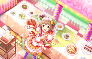 Girl dress table food plates - food free wallpaper