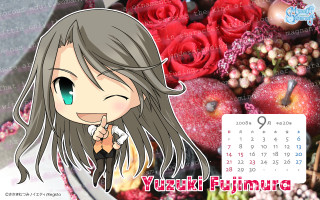 Calendar girl flowers apples background - david gilmour blythe free wallpaper