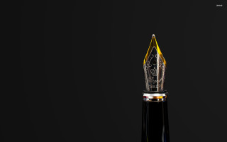 Pen black background yellow top - a yellow top free wallpaper