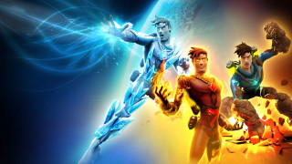 Video game group blue background - a video game free wallpaper for desktop