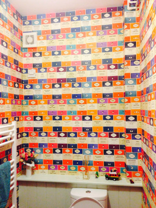 Bathroom toilet wallpaper bathtub corner - colorful free wallpaper