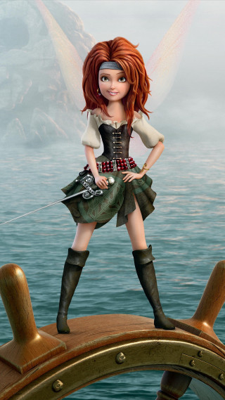 Cartoon girl pirate outfit boat - brigette barrager free wallpaper