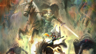 Man horse demon sword ride - a painting of a man riding free wallpaper