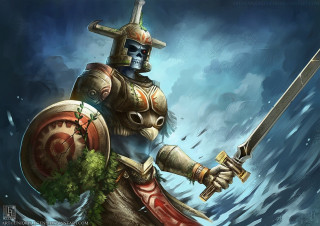 Knight sword armor water tree - a sword and armor free wallpaper