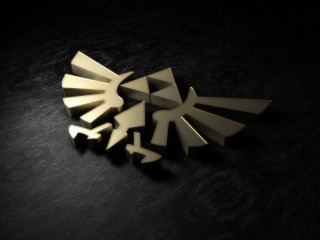 Black white stylized object bird - object free wallpaper for desktop