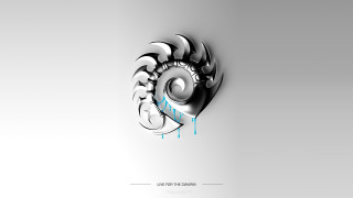 Silver abstract blue water drop - cinema 4 d free wallpaper
