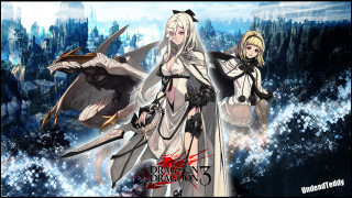 Dragon cityscape two women fantasy - a couple of women free wallpaper