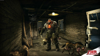 Man walking hallway dog fire - aleksi briclot free wallpaper for desktop