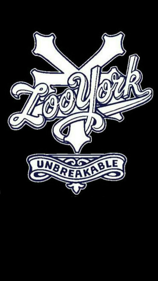 Black background white lettering cross - free retro wallpaper