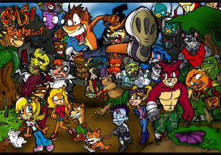 Cartoon people forest dog cat - a dog and a cat free wallpaper