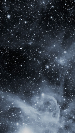 Black white star filled sky - david imms free wallpaper for mobile