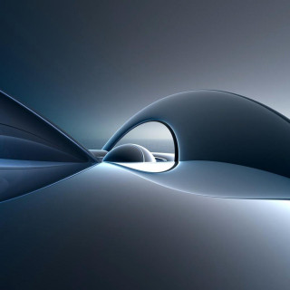 Blue abstract background curved light - behance hd free wallpaper for tablet