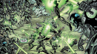 Comic book alien invasion green - a comic book page free wallpaper