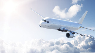 Jetliner flying cloudy sky white - sky free wallpaper