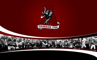 Crimson football team mascot collage 2 - charles alston free wallpaper